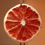 Suszony plaster grejpfruta